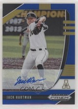 2020 Panini Prizm Draft Picks Blue 27/60 Jack Hartman #PDP108 Auto 4z8