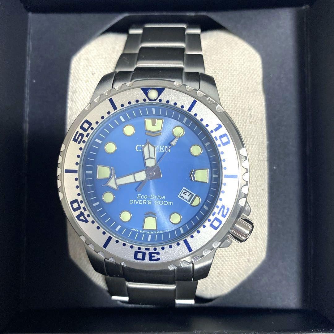 値下げ　　CITIZEN Eco-Drive Diver's 200m Amazon.com: Citizen Men's Eco-Drive Promaster Dive, Blue