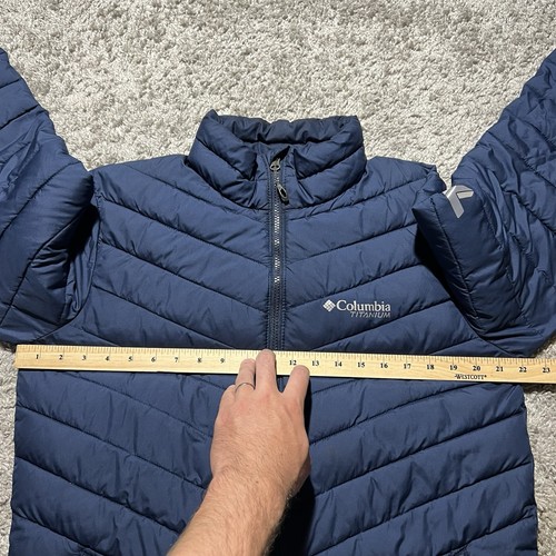 Chaqueta acolchada Columbia Omni Heat Titanium para hombre bolsillos medianos con cremallera - Imagen 8 de 11