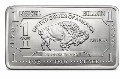 Rare Mint 1Oz Troy Ounce Nickel Bullion Bar 999 Pure Fine | eBay