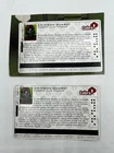 GI Joe File COBRA Crimson Guard Elite Trooper File Cards x 2 Vintage 2004
