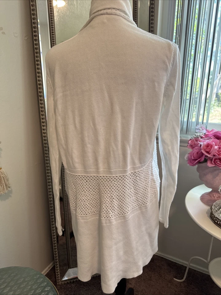 Cárdigan Círculo Algodón Pima 100% Orgánico Indígena Comercio Justo Hecho en Perú XS Foto 3 de 4