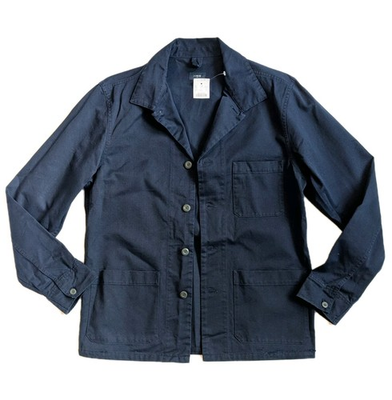 #ad #ad NWT New J CREW FACTORY 100% Cotton Canvas Navy Chore Coat Jacket G0305 Mens M $49.99