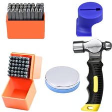 Metal Stamping kit,Metal Letter Stamps for Leather,Jewelry Making,Paper,Brass...