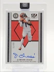 JA'MARR CHASE 2022 ENCASED MILESTONE MARKS ROOKIE REC RECORD AUTO /75 Q4942