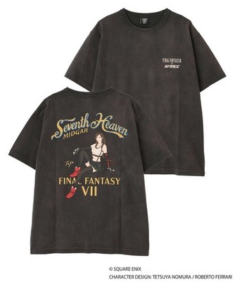 AVIREX × FINAL FANTASY VII REMAKE PINUP T-SHIRT “TIFA & AERITH