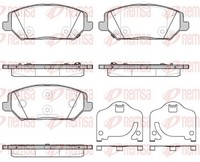 Bremsbelagsatz Scheibenbremse Remsa 1783.02 FüR Hyundai Kia I30 Pde Pd Pden Van