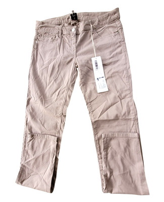 NWT Patrizia Pepe Italian  Womens Sz 30 Khaki Jean Slacks Only for Stylish Girls