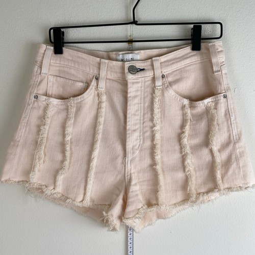 McGuire Denim Georgia May Shorts Gr. 28 Pfirsich Fransen CutOff High Waist 70er Boho - Bild 8 von 13