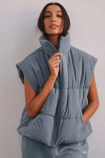 New AIo Yoga Incline Puffer Vest Oversized Boxy Fit Soft Warm Women's Vest Coat