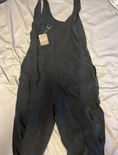 New! Patagonia Women's Garden Island Jumpsuit Ink Black NWT $140