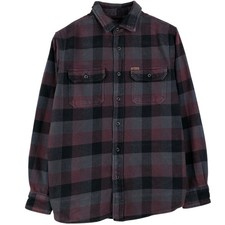 Used Orvis long-sleeved heavy flannel check shirt men's size M approx. 