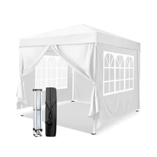 VINGLI 10x10 Pop Up Canopy Tent with Sidewalls, Outdoor Gazebo Cano... Fast Ship