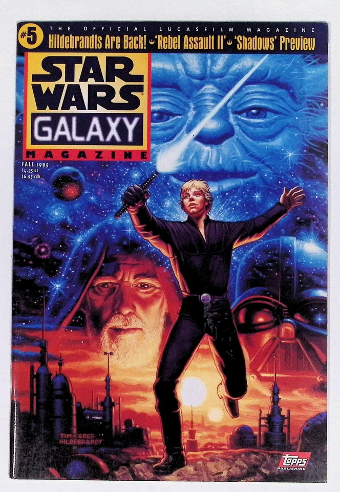 Star Wars Galaxy Magazine Lot Issue #5,7,8,10  Vintage Topps 90s - Image 2 of 4