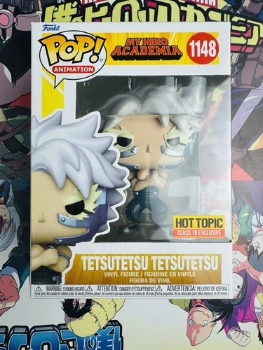 Funko Pop!  My Hero Academia - Tetsutetsu Tetsutetsu - Hot Topic W/pro. Mint