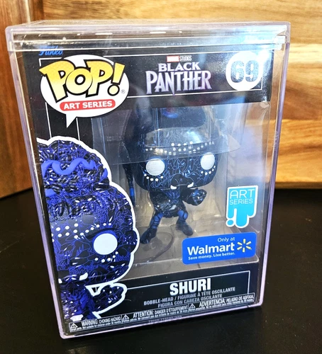 Funko Pop Black Panther Shuri #69 Walmart Exclusive Art Series Marvel Bobblehead