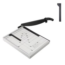 KFFKFF Paper Cutter Guillotine Trimmer 18" 20 Sheets Cutting Capacity Meta 83571