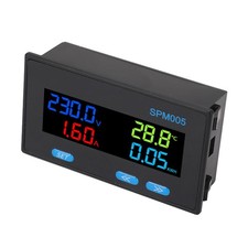 ›Digital Voltmeter Ammeter Panel 8 In 1 Power Meter Color LCD Display AC Energy