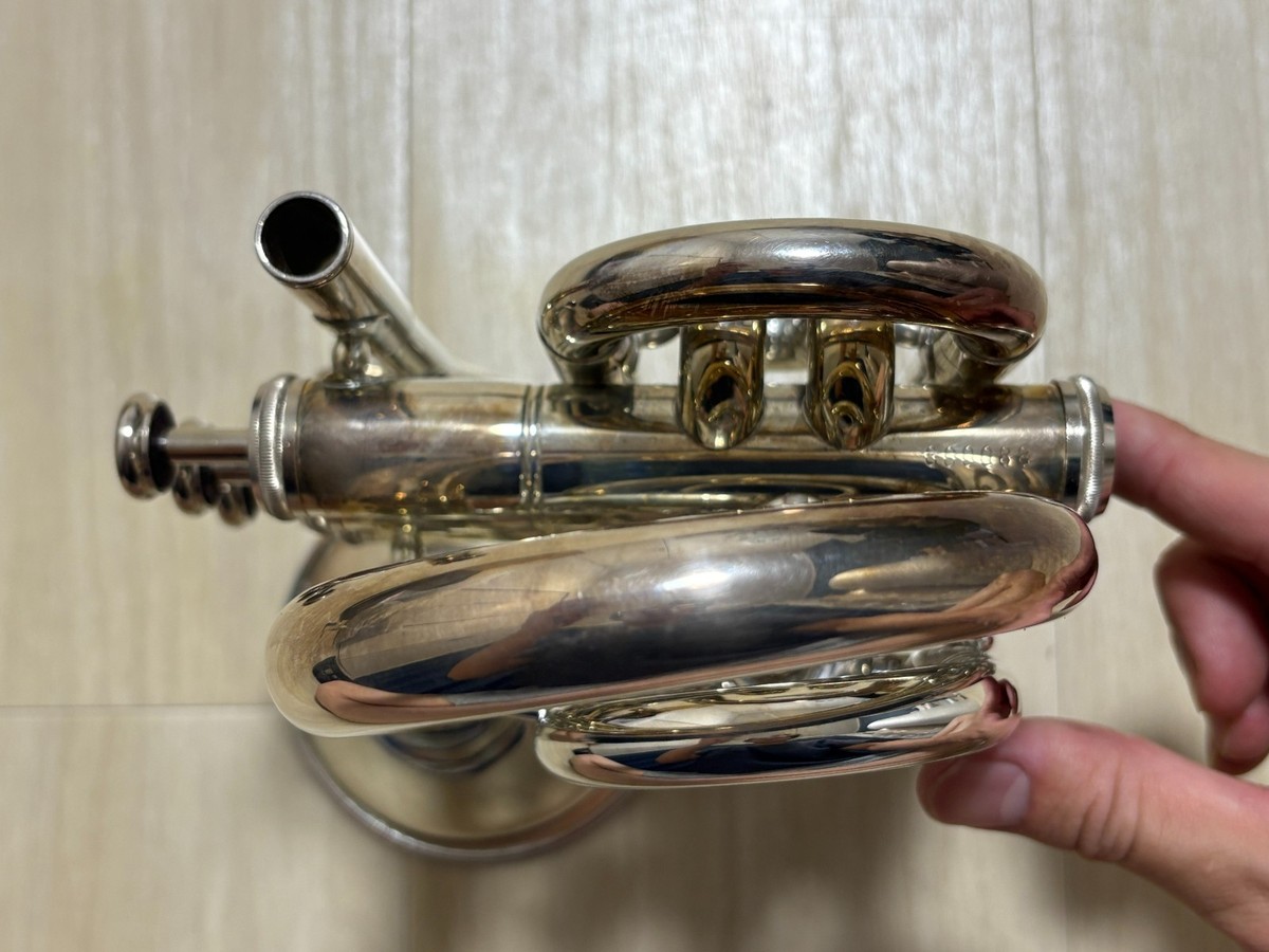 Jupiter JPT-416 Pocket Trumpet Silver with Semi Hard Case Used