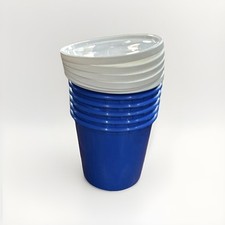 5 Count , 1 Gallon Blue Bucket Pails With Ven...