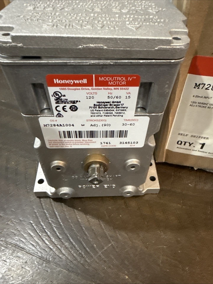 HONEYWELL M7284A-1004 Modutrol IV Motor M7284A1004 NEW - Image 3 of 4