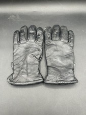 Thinsulate Insulation Black Leather 40 Gram Gloves Women Mens Size: Large