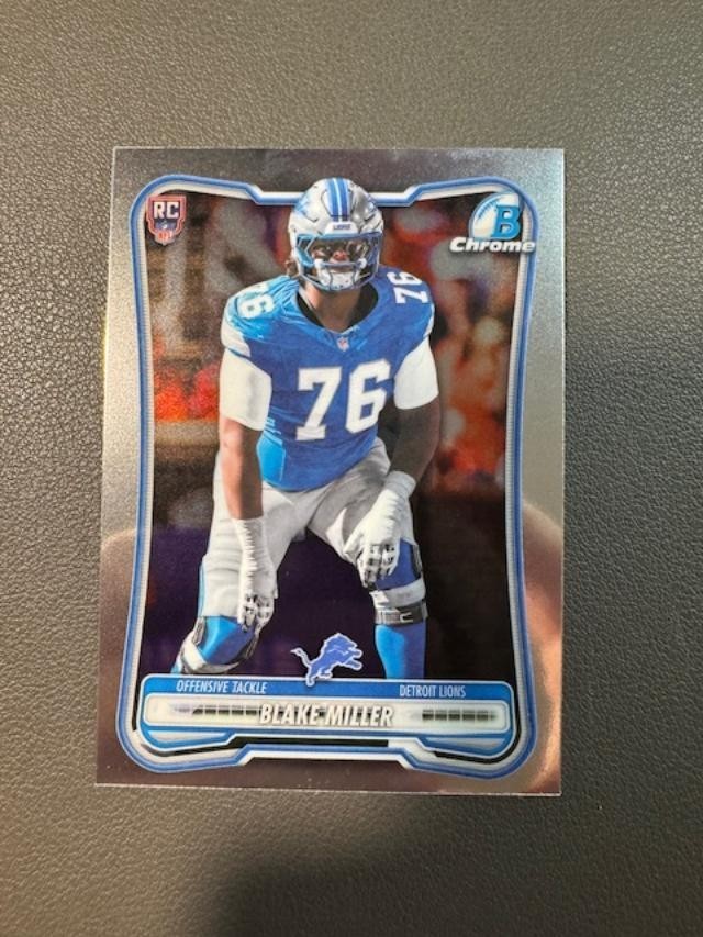 2026 Bowman Chrome Blake Miller RC Lions
