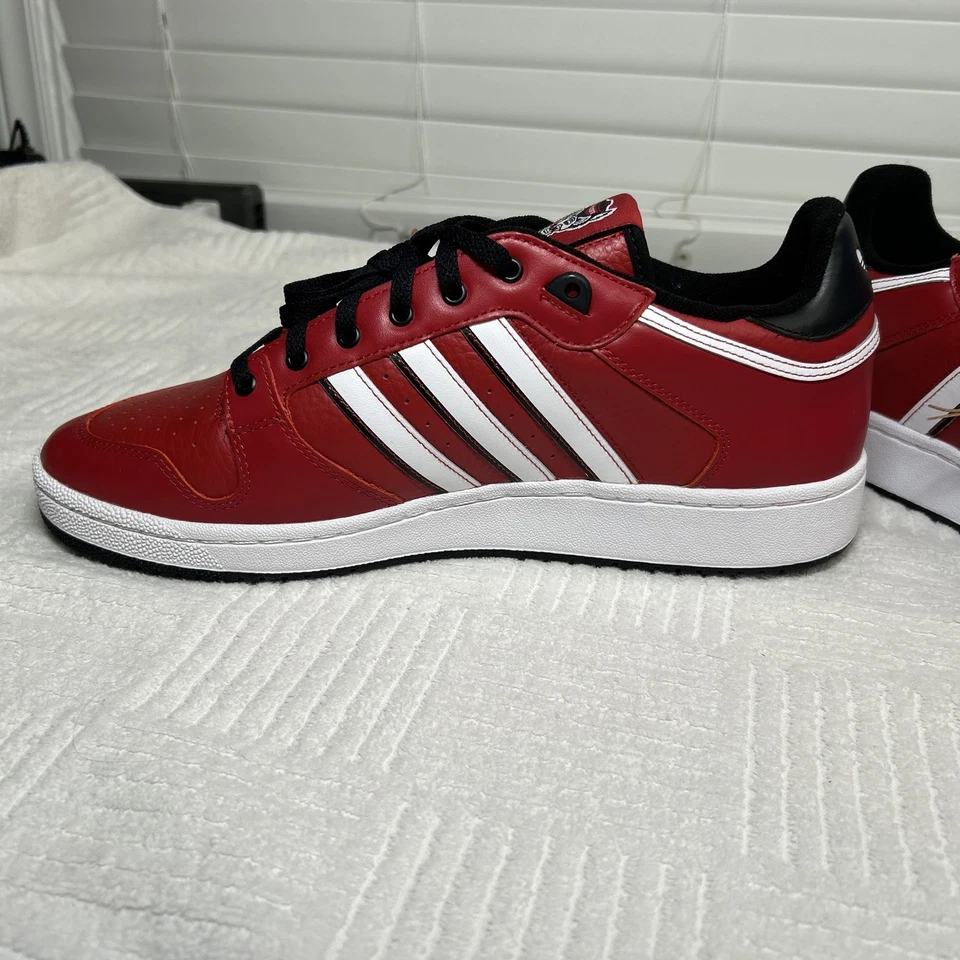 Addidas NC State Sneakers Wolfpack Ncaa Basketball Shoes Size 12 1/2 - Image 3 of 4