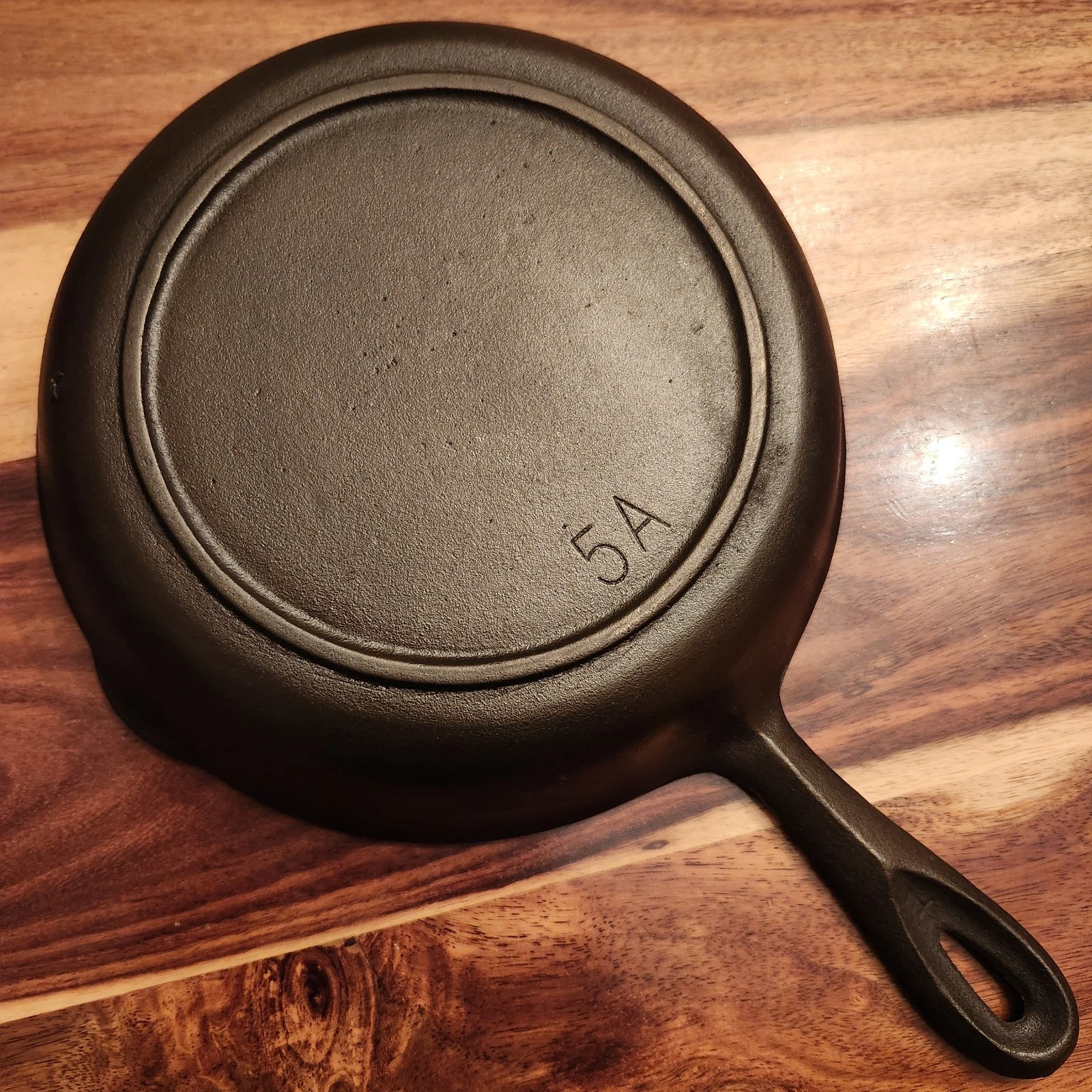 Birmingham Stove & Range (BSR) Red Mountain Cast Iron Skillet #5, MM "A", HR