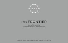 2023 Nissan Fontier Owner's Manual