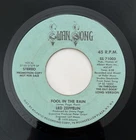 LED ZEPPELIN "Fool In The Rain" Long / Short Versions 45 - Swan Song PROMO