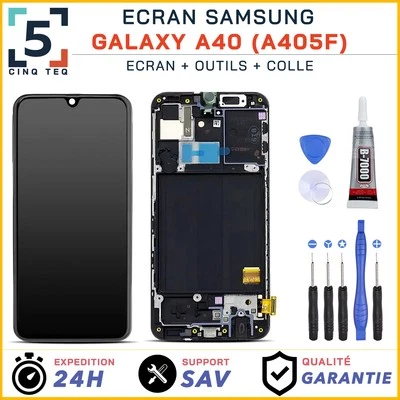 CINQ TEQ Ecran Complet remplacement pour Samsung Galaxy A40 SM-A405F avec Kit