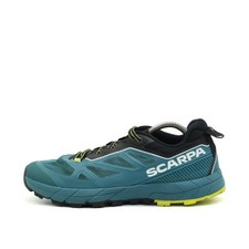 Scarpa Herren Rapid Laufschuhe Blau Schwarz Gelb Mesh Halt Trailrunning EU 41.5