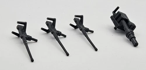 VTG 1985 GI Joe COBRA Moray Hydrofoil Lot of 3 M-30 Rear Guns + Deck Gun