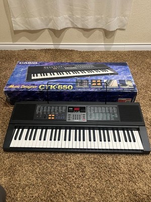 Casio CTK-650 61 Key Synth Keyboard 32 Poly 16 Multitimbral Magic
