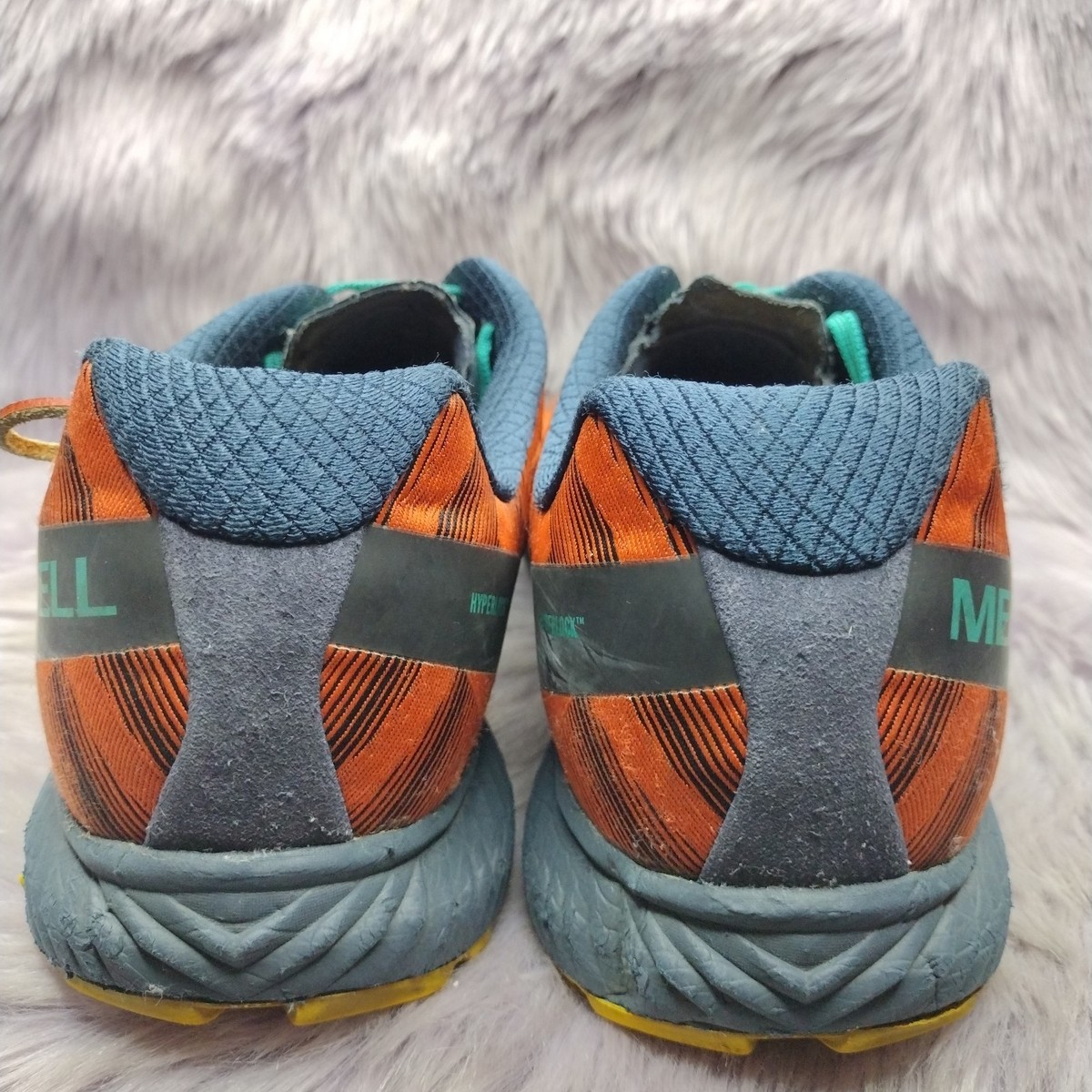 Merrell Mens Size 14 Agility Synthesis Flex Exuberance Orange Trail Running View 5