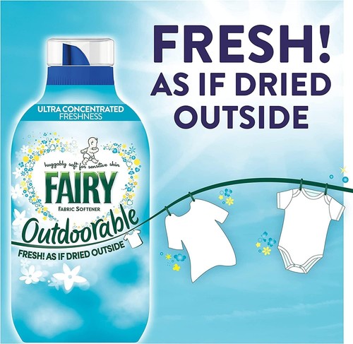 210 Washes of Fairy Outdoorable Fabric Conditioner - Eco-Friendly & Fresh Scent - Picture 4 of 4