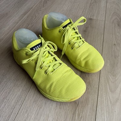 Nobull Turf Trainer Neon Green Yellow Women 9.5 Men's 8 CrossFit