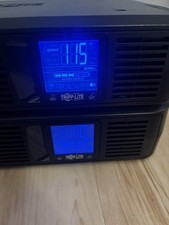 1- Tripp Lite SMART1500LCD 1500VA Rack Mount UPS Battery included, Backup Power