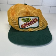 Vintage Dekalb Seed Full Mesh Snapback K Brand Made In USA Trucker Patch Hat NOS
