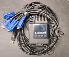 IOGEAR (GCS24U) 4-Ports External KVM switch VGA/USB