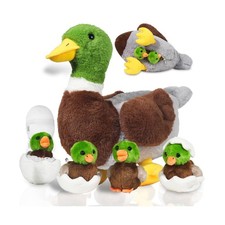 Mallard Duck Stuffed Animals Plush Toys, 7 in 1 Mommy Stuffed Duck ... Fast Ship