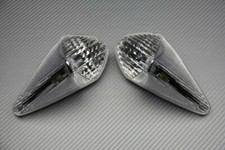 White Clear Front Turn Signals For HONDA VFR 800 FI/INTERCEPTOR RC46/W 1998-2001