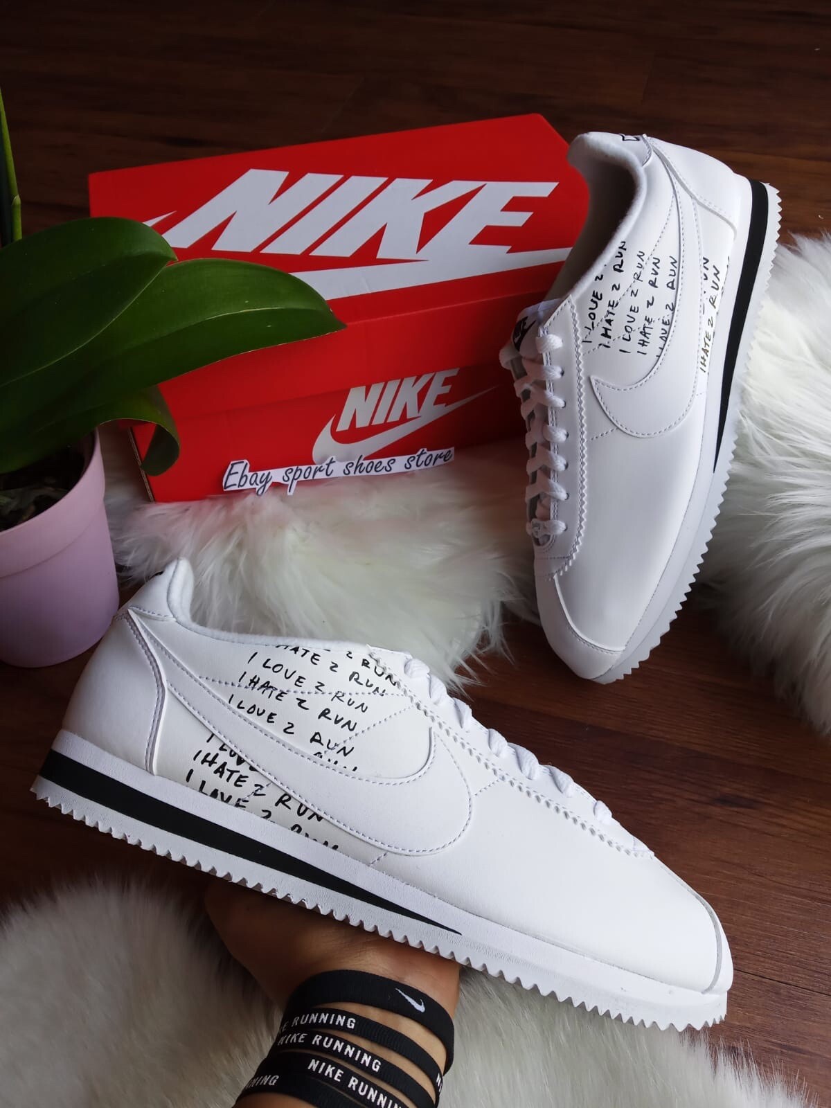 nike cortez i hate to run