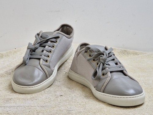 Marc Jacobs Italia Hombre Zapatillas Cuero Gris/Blanco Reino Unido 7 UE 41 - Imagen 3 de 9