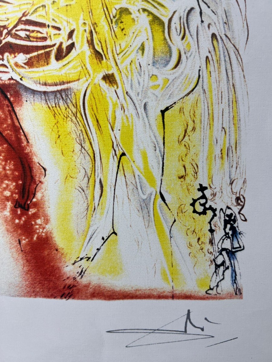 Salvador Dali Lady Godiva Plate Signed Limited Edition Offset