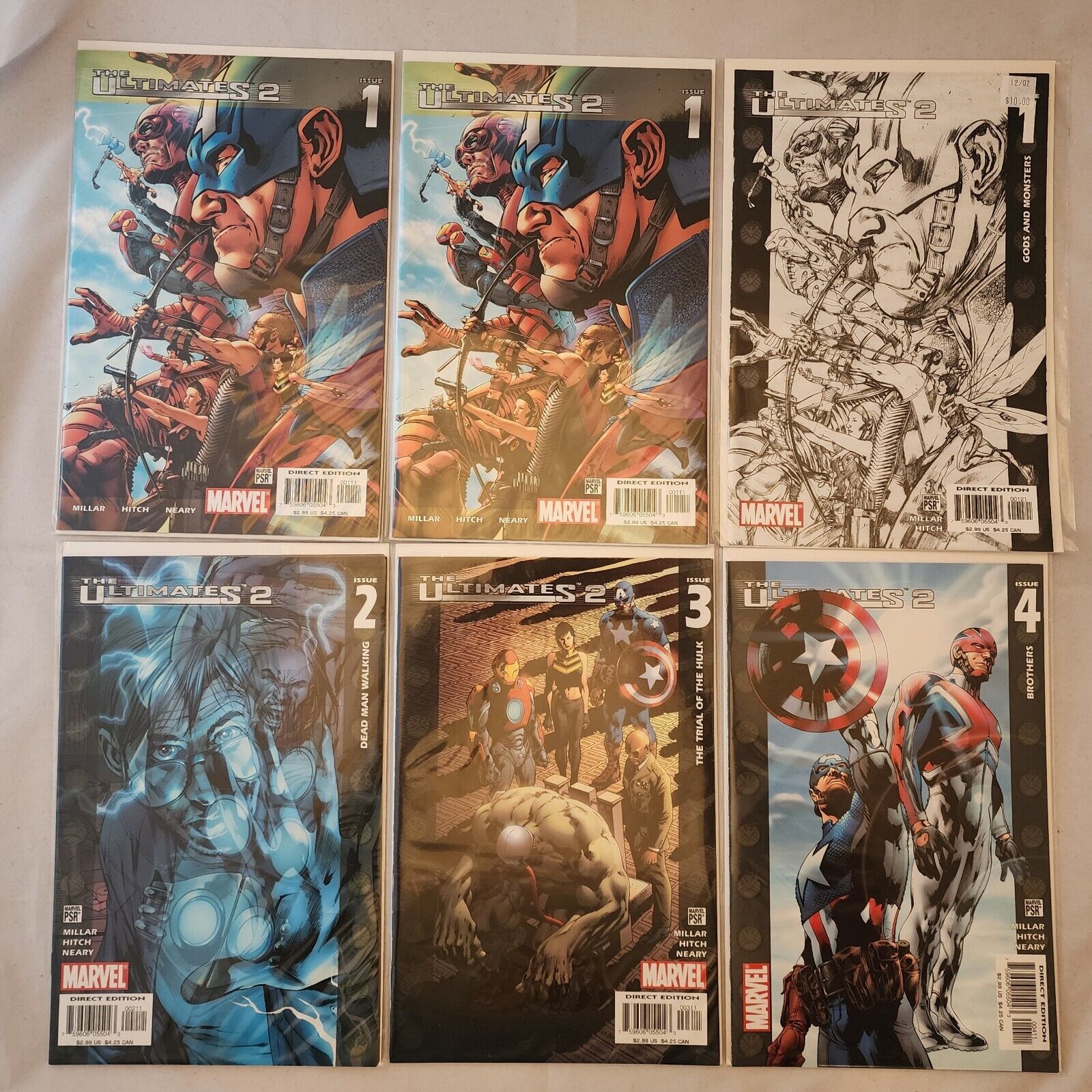 Ultimates 2 - 1-13, Rare Variant Covers, + 2 Annual 1's (Marvel Comics, 2004)