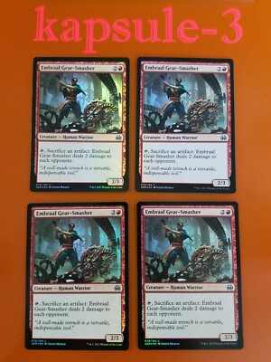 4x Embraal Gear-Smasher (LP-NM) | FOIL | Aether Revolt | MTG Magic Cards