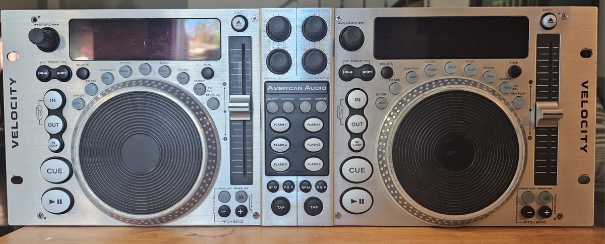 DJ機材 American Audio Velocity American Audio Velocity Silver version Dual Scratcher-SOLD