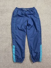 VTG Fila lined drawstring gym training sweatpants men large all polyester